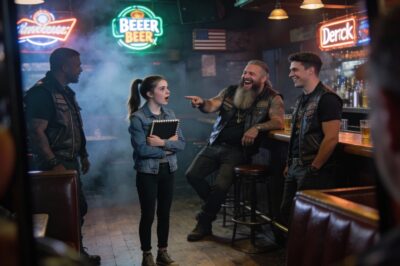 The Bikers at Rusty’s Bar in Rural Oregon Laughed When a 17-Year-Old Girl Asked to Join Their Club, But When Her Father Arrived, The Room Froze—His Patch Told a Deadly Story of War and Sacrifice, and She Was About to Prove She Was Worthy of His Legacy.