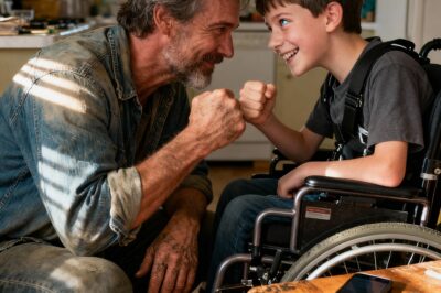 It began with a mother’s fear and a desperate text message from a supermarket parking lot, and ended with a hundred roaring Harleys, a profound lesson in humanity, and a twelve-year-old boy who led the thunder.