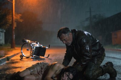 It started with a girl left for dead in the rain, a Harley-riding veteran who’d buried his own heart years ago. It should have ended there, a quiet tragedy swallowed by the storm. But some promises, once made in the dark, have a way of demanding a war.