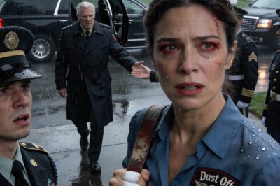 The young specialist didn’t even look at my ID. He just saw a woman in a blue top and a simple bun, someone who didn’t “belong” behind the velvet ropes of a hero’s farewell. “The public viewing area is over there,” he said, his voice dripping with a practiced, hollow authority. I felt the weight of the bronze coin in my pocket—the one with the helicopter and the Valkyrie wing—and for a second, the smell of Arlington’s fresh-cut grass was replaced by the acrid, metallic tang of blood and hydraulic fluid. He had no idea who he was talking to. He had no idea that the man they were burying today was only there because I refused to listen to orders just like his.