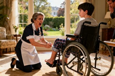 I Came Home Early to Surprise My Paralyzed Son, But What I Saw Through the Crack of His Door Shattered My Reality—And When I Discovered the “Medicine” My Trusted Maid Was Injecting Into His Legs, I Realized My Entire Life Was a Lie.