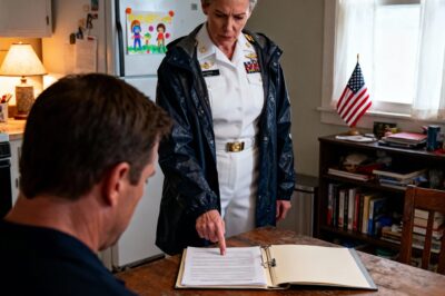 When a Quiet Janitor Offered a Harbor from the Storm, a Stranded Admiral Found the One Thing Her Rank Could Never Give Her: Home.