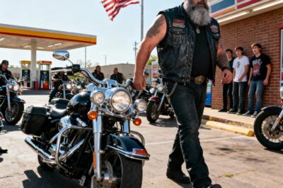 They thought he was an easy target: a blind veteran, alone at a desolate gas station. As onlookers turned away, they mocked his service and stole his cane, never hearing the approaching rumble—a debt of honor about to be paid.
