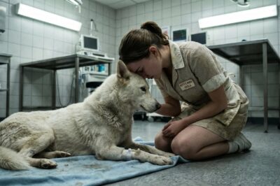 Found freezing in a dark Detroit alley with his ribs showing through his fur, this abandoned husky was minutes from death until I rushed him to the ER despite having only $50 to my name, refusing to let him die alone in the bitter cold.