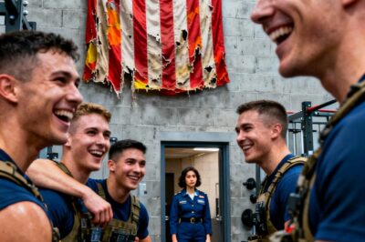 They Laughed at Her “Thrift Store” Uniform and Called Her “Sweetheart.” Then She Locked the Door and Taught Them a Lesson They Will Never Forget.