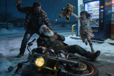 Homeless 7-Year-Old Took a BEATING to Save a Biker She Thought Was Santa—Then 500 Hell’s Angels Showed Up to “Handle It”