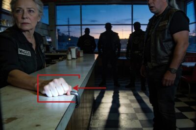 Before the table was cleaned and the napkin was read, there was only the sound of a closing door and a choice.