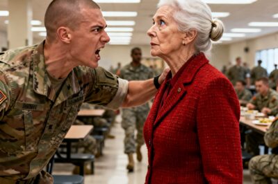 She wore a red jacket in a sea of monochrome camouflage, a quiet ghost from a past they’d only read about. To the young soldier, she was just an old woman in the way. To history, she was something else entirely.