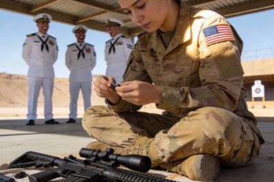 The Silent Sniper: When A Four-Star Admiral Mocked A “Janitor” On My Firing Range, He Didn’t Know He Was Insulting The deadliest Ghost In Special Ops History—Or That Her 800-Meter “Lucky Shot” Was Just The Warning Before The Storm That Would Bring His Entire Corrupt Empire Crashing Down In Flames.