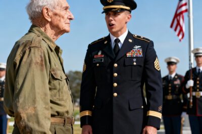 There are moments when a quiet glance holds more weight than a lifetime of orders. This was one of them.