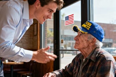 For a decade, his corner table was a quiet harbor. But one Tuesday, a storm of disrespect tried to sink him, until the most unlikely guardians imaginable thundered in to remind an entire coffee shop what true honor looks like.