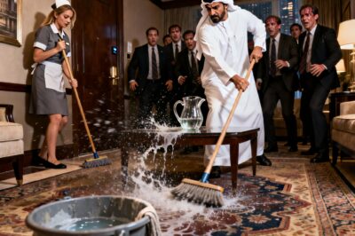 A Furious Arab Billionaire Was Seconds Away From Storming Out of a Luxury New York City Penthouse, But He Froze in Absolute Shock When a Humble Maid Dropped Her Mop and Spoke the One Sentence No One Else Could.