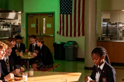 My Daughter Begged Me Not To Make A Scene. Then I Saw Why She Was Eating Lunch Next To The Trash Cans.