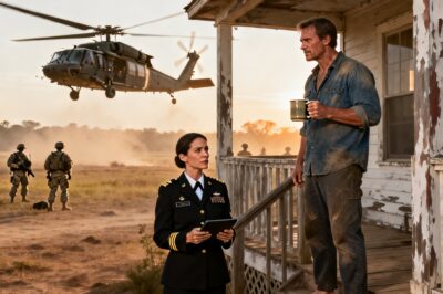 He sank his retirement into 800 acres of Texas freedom. A day later, three Blackhawks landed on his lawn. They didn’t come to negotiate. They came to inform him he had just purchased a mass grave.