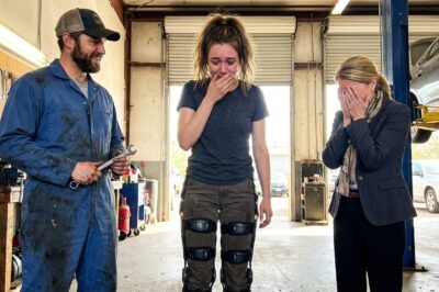 They Stopped at My Shop in Austin for an Engine Check, but Left with a New Life—Watch the Moment a Mechanic Made a Paralyzed Girl Walk!
