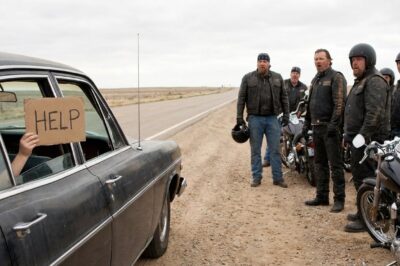 We were just riding through the heat when a crumpled piece of paper stopped our hearts.