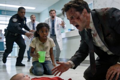 The Green Cup. It wasn’t the medical equipment that mattered in the end. It wasn’t the millions of dollars I had donated to that hospital wing. It was a dirty, scratched-up green plastic cup held by a ten-year-old girl my security guards were trying to tackle. My son was turning blue on the marble floor. The best doctors in the state were freezing, paralyzed by a protocol that was about to let my baby die. And there she was. A child who looked like she hadn’t eaten in days, holding a cup of water like a weapon. I screamed at them to get her away. I thought she was crazy. I thought she was dangerous. I didn’t know that she was the only person in the room who knew what death looked like—and how to cheat it. I was so wrong. God, I was so wrong.