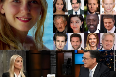 COLBERT CRACKS: CHOKED UP HOST ISSUES VIRGINIA GIUFFRE ULTIMATUM TO PAM BONDI—”READ THE BOOK IF YOU WANT MY RESPECT”