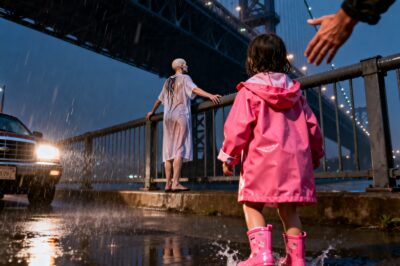 My 6-Year-Old Daughter Screamed “Stop!” On A Rainy Bridge At Midnight. What She Did Next Saved A Stranger From Making The Worst Mistake Of Her Life—And Healed Broken Parts Of Me I Didn’t Know Were Still Bleeding.