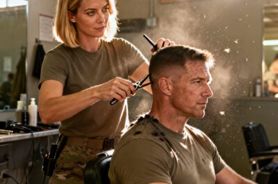 In a world of noise and war, she was a place of quiet rhythm. But the scissors in her hand were not her only tools, and the secrets she kept were far sharper than any blade.