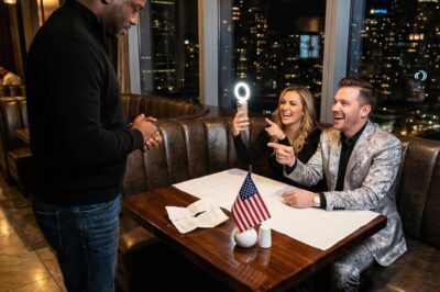 “He looked like he didn’t belong, so they tried to kick him out of the restaurant’s best table. They mocked him, called him trash, and live-streamed his humiliation to thousands. They never imagined the man in the simple sweater was the quiet billionaire who had just bought the entire $847 million restaurant chain. What happened next was karma served cold, and the whole world got to watch it happen live.  “