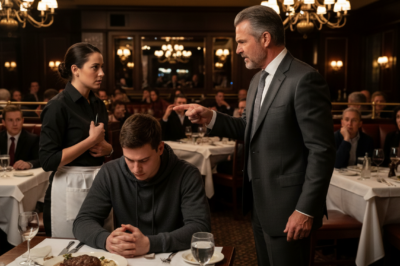 “He Can’t Hear You!” – Billionaire Dad Mocked His Deaf Son In A Fancy NYC Restaurant. I Was A Broke Waitress Facing Eviction, But I Risked It All To Scream “ENOUGH!” I Lost My Job, But The Internet Made Sure He Lost His Empire.
