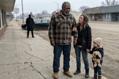 “Sir, please pretend to be my husband, or he’ll take my daughter forever.” A desperate mother begs a stranger in Fairhill, Montana, sparking a heartbreaking battle against a corrupt official that proves family isn’t always blood—it’s who shows up when the world turns cold
