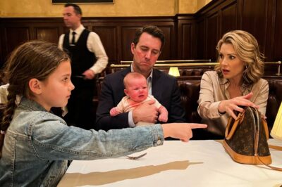 My Baby Screamed Nonstop in a NYC Restaurant Until a 7-Year-Old Flower Girl Pointed at His Bottle and Revealed the Truth.