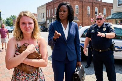 In Ridgeport, Georgia, a corrupt deputy humiliated me in broad daylight, thinking his badge made him untouchable, but he didn’t expect a fearless stranger to risk everything to save my dignity.