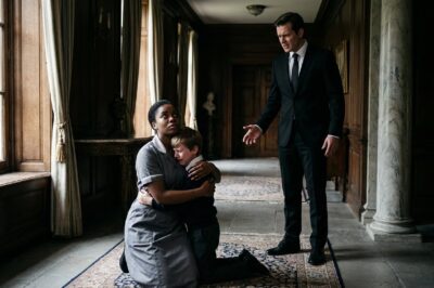 I broke the strictest rule in a Greenwich, Connecticut mansion to save a crying child everyone ignored. I thought the billionaire owner would fire me on the spot, but what he did when he saw me holding his son left me speechless.