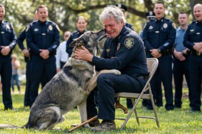 8 Years After I Took a B*llet for Him in Chicago, My Former K9 Partner Heard My Whisper and Broke Formation to Find Me