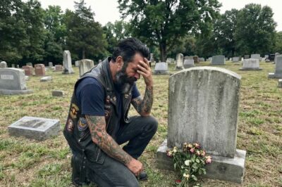 I stood alone in the pouring Seattle rain to bury a hero because his wealthy mother in a mansion said, “I don’t bury trash,” not knowing her biker son d*ed saving a stranger while everyone else just watched