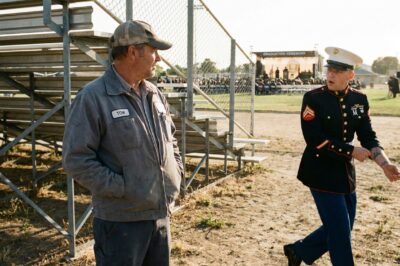 Ohio Janitor Hid In Shadows At Daughters’ Graduation, Then A Marine Captain Saw His Wrist And Froze The Whole Ceremony