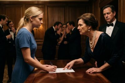 The most prestigious ballroom in the Hamptons became my living nightmare when my billionaire fiancé’s mother forced me to sign a prenup in front of 300 mocking guests—until a secret letter changed my fate forever!