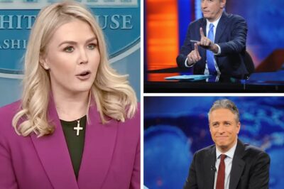 “Sit Down, Baby Girl”: Jon Stewart’s Narrative Dismantling of Karoline Leavitt Stuns MSNBC Viewers