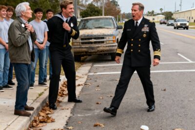 THE $50-MILLION MISTAKE: Arrogant Navy SEAL Commander Mocks Frail Veteran’s ‘Fake’ Pin—Then Whispers Two Words That Made a Four-Star Admiral Freeze and Send the Commander Straight to Hell’s Office. You Will NOT Believe Who He REALLY Was.