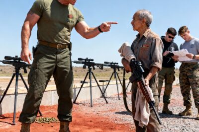 THE GHOST OF A SHOT: US Marine Gunnery Sergeant Mocks a Civilian Groundsman’s ‘Antique’ Vietnam War Rifle—Then the 82-Year-Old Veteran SILENCES the Entire Firing Range with an Impossible 1,700-Yard Bullseye That REWRITES Marine Corps Doctrine!