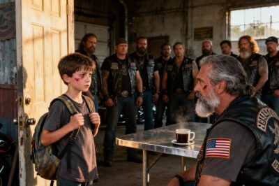 The Door Wasn’t Just Heavy; It Felt Like a Vault. Iron-Reinforced, Scarred with Time, and Bearing a Sticker That Simply Read: “Keep Out.” He Gripped the Cold Handle and Shoved. The Rusted Hinge Shrieked. What He Said Next, His Voice Just a Whisper, Shattered the Silence and Cracked Open Thirty-Two Men’s Souls.