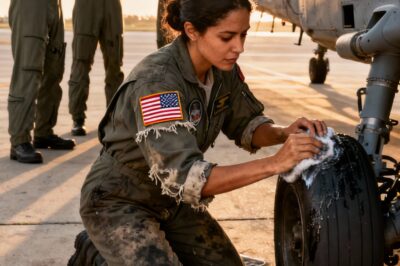 They Laughed When The “Janitor” Picked Up A Pilot’s Helmet. Then The Admiral Saluted Her.