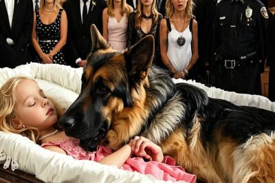 Police Dog Refused to Leave the Little Girl’s Coffin — Then the Officers Discovered Shocking Truth, They Immediately Drew His Handcuffs, And…