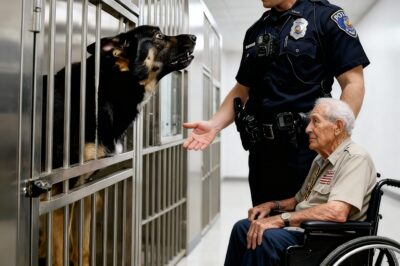 No One Wanted This “Aggressive” Dog — Until an Officer and Wheelchair-Bound Veteran Saw the Truth