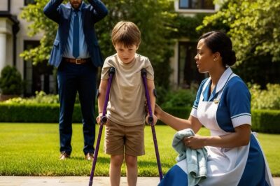 I Caught The Black Maid Touching My Disabled Son. I Was About To Fire Her, Until I Saw What She Hid In Her Bag… I Panicked Even More!