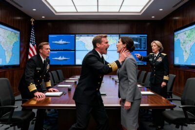 😱 They called her a “civilian” and a lieutenant slapped her in the Pentagon War Room. They had no idea they just assaulted a ghost—a Navy SEAL listed as Killed in Action, and she’s back for the truth.