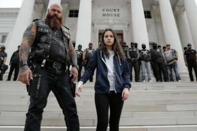 47 Bikers Stormed Court To Save A Girl From Her Abusive Cop Dad, Are Being Held Isolated From ‘JUSTICE’