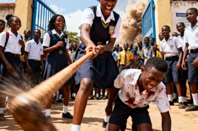 The Bully Got Into A Habit Of Beating Up Everyone In School, Mocking The New Girl Until She Was Forced To Kneel. But Very Soon After, The Bully Regretted It, Because…