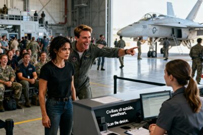 THEY LAUGHED BECAUSE SHE WASN’T ON THE LIST. THEN SHE SCANNED HER ID.