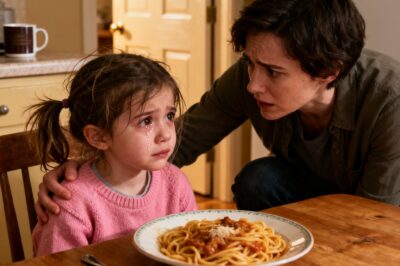 I was babysitting my 5-year-old niece while her mom was away. I put a warm meal in front of her, but she wouldn’t lift her spoon. When I asked why, she whispered, “Will I get in trouble if I eat this?”