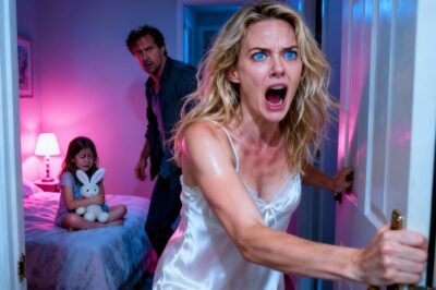 “At 3 a.m., I jolted awake when I heard my daughter’s bedroom door click open. My husband slipped inside quietly, just like every night. My hands trembling, I opened the hidden camera app I had secretly placed inside her stuffed animal a few days earlier…