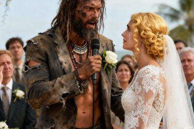 I married a homeless man whom everyone mocked and ridiculed throughout the wedding… but when he took the microphone and spoke, he revealed a truth no one could have imagined and left the entire room in tears and shock…