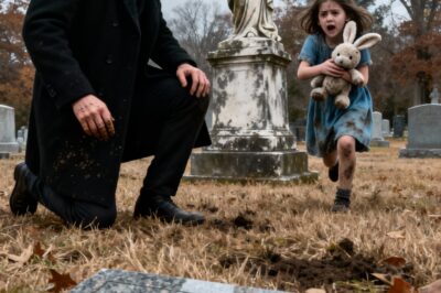 He Visited His Son’s Grave Every Day, But When He Found a Starving Girl Clinging to the Headstone, He Realized His Son Left Him One Last Secret .The Note She Carried Changed Everything!
